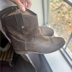 Melissa Button Frye Booties